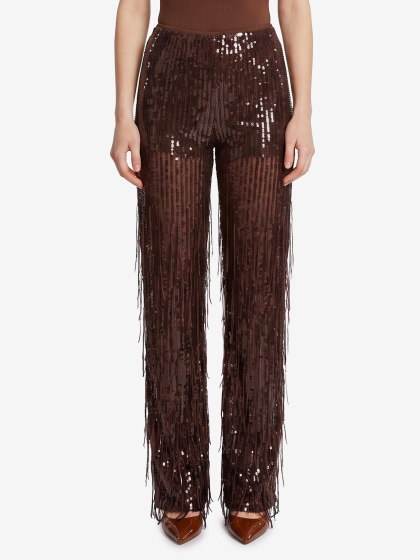 Pantalone con paillettes
