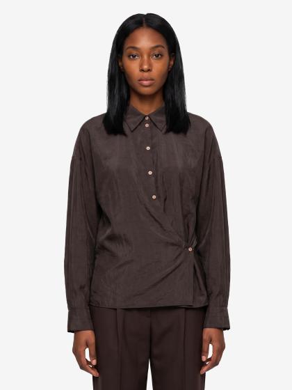 Camicia Twisted Liquirizia