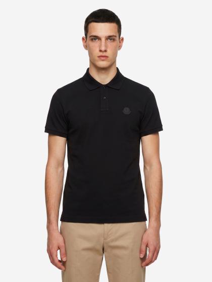Polo in piquet di cotone con logo