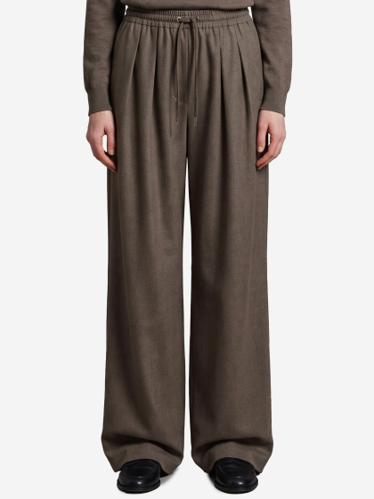 Pantaloni Finn beige melange