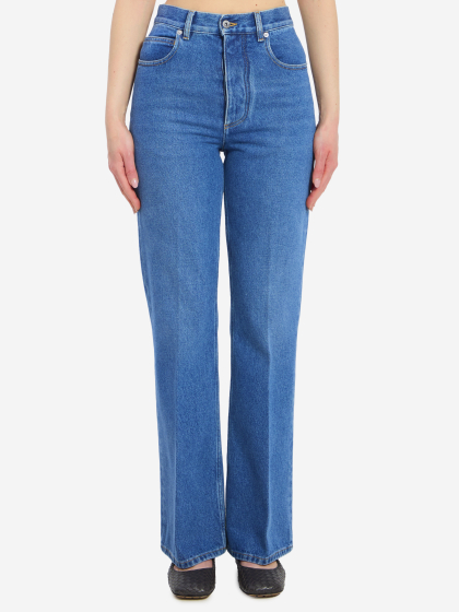 Jeans svasati lavaggio medio indaco