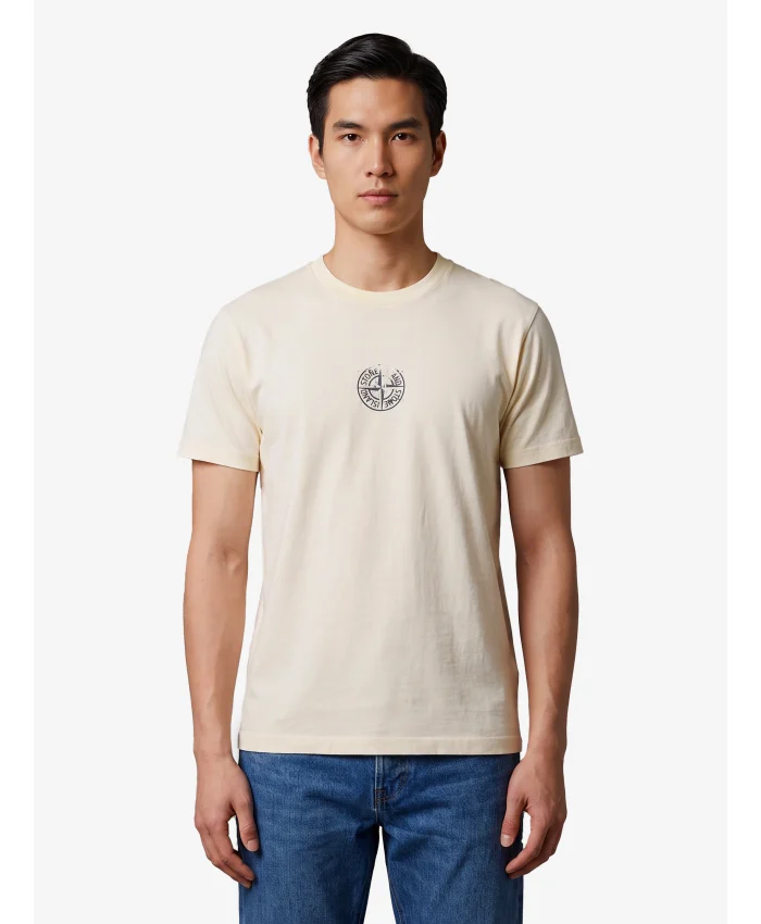 STONE ISLAND T-shirt con stampa Vertical Placement